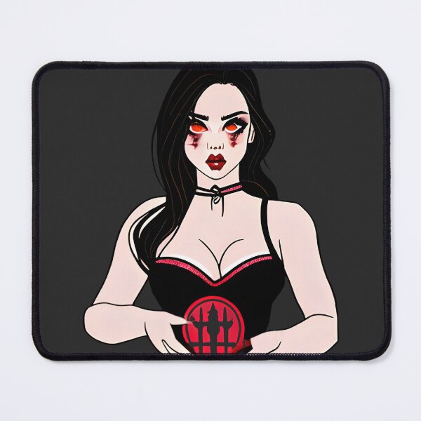 Item preview, Goth Witch And Red Magic Token designed and sold by Chubuter.