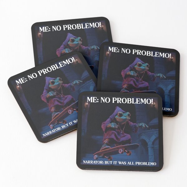 Item preview, No Problemo But It Was All Problemo Frog designed and sold by RockFireMerch.