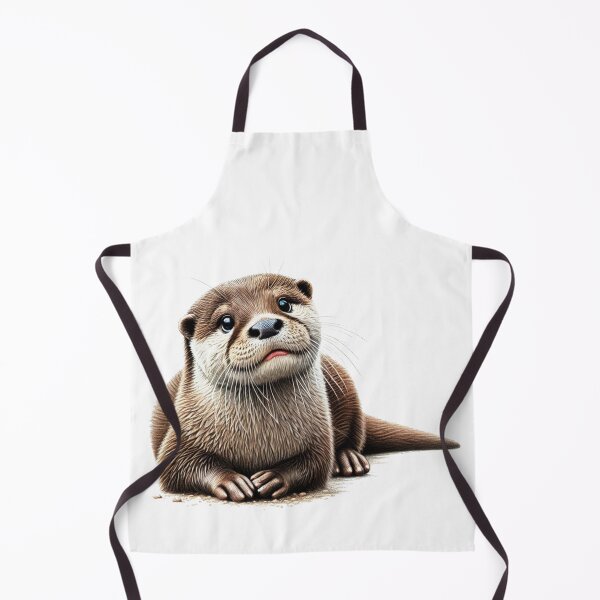 Item preview, Otter Colored Pencil Sketch Portrait designed and sold by MaedK.