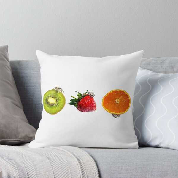 Item preview, Cute Jumping Spiders sitting on fruit  designed and sold by Tarantula Design Co. .
