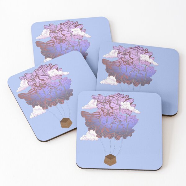 Item preview, butterfly hot air balloon designed and sold by pattegraphique.