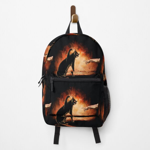 Item preview, Funny meme black cat on the fire designed and sold by Makitsu Neko.