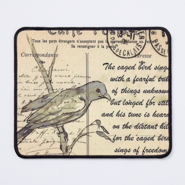 Item preview, Why the caged bird sings designed and sold by Maree Clarkson .