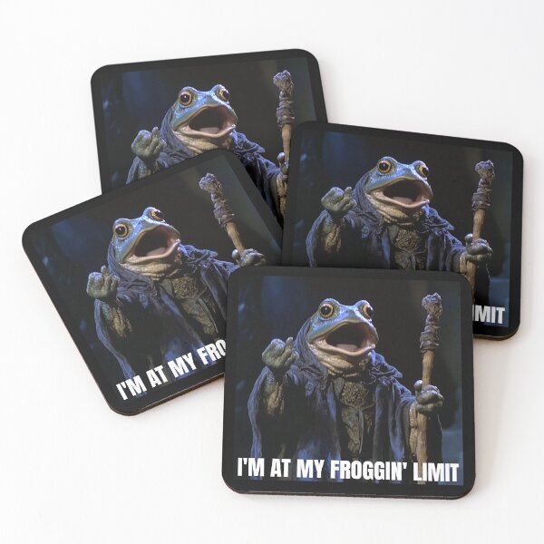 Item preview, I'm At My Froggin' Limit Stressed Frog designed and sold by RockFireMerch.