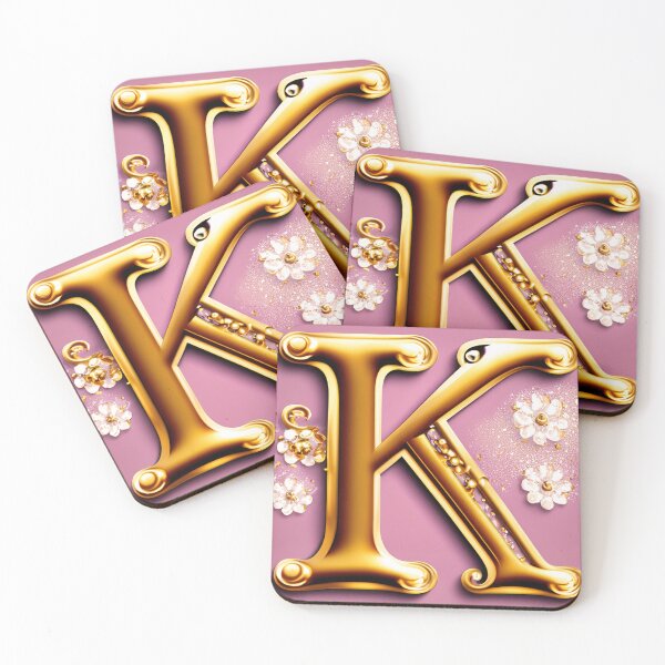 Item preview, Initial golden letter K designed and sold by Clara Fruggeri.