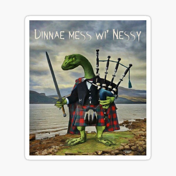 Item preview, Dinnae Mess Wi' Nessy designed and sold by Dizgraceland.
