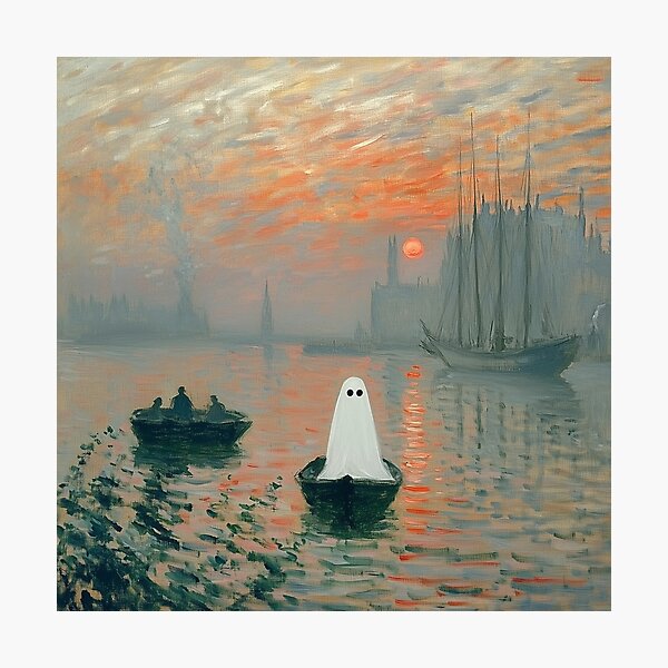 Item preview, Lost Soul in Monet's Boat designed and sold by Plenetarium.