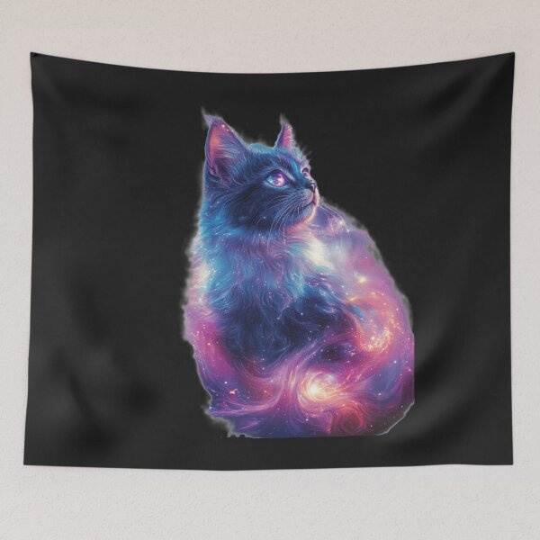 Item preview, Astrocat - Space Cat in the Galaxy | Surreal Digital Art designed and sold by Zentuary.