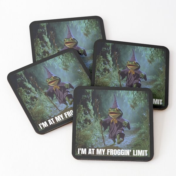Item preview, I'm At My Froggin Limit Stressed Out Frog designed and sold by RockFireMerch.