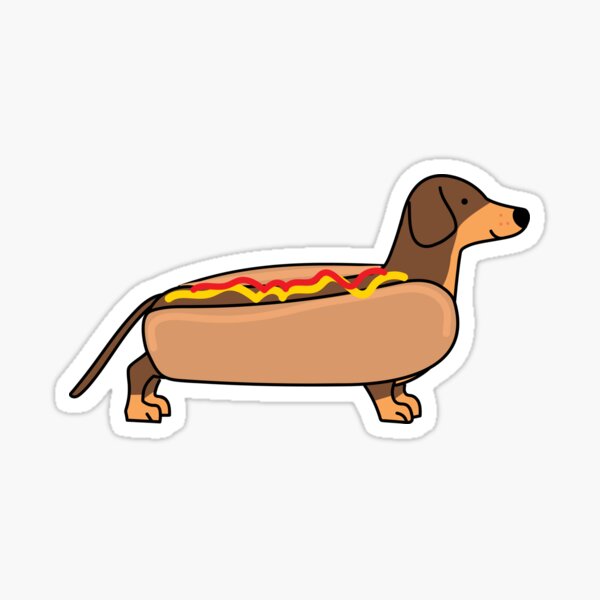 Item preview, Doddle of Hot dog Dachshund  designed and sold by The Stoddy Crew.
