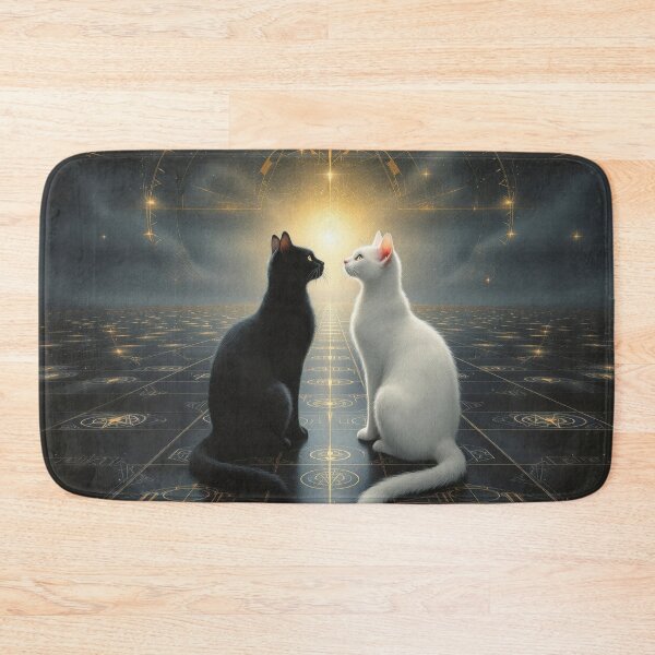 Item preview, Cosmic Chess Cats designed and sold by HabitableMoons.