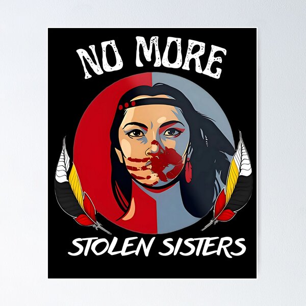 Item preview, No More Stolen Sister Shirt, American Native Shirt, MMIW Shirt, Indigenous Red Hand, Wear Red For My Sister Shirt emily pike designed and sold by MangaMannia.
