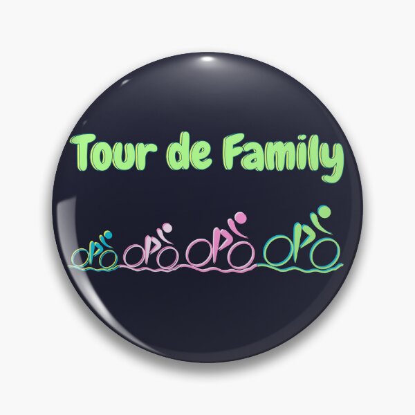 Item preview, Tour de Family, cyclists  designed and sold by coloursforkids.