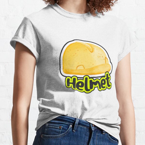 Item preview, Yellow Hard Hat - Watercolor Sticker Art with "Helmet" Text designed and sold by Pichitsak1415.