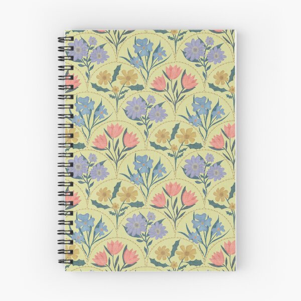 Item preview, Art Deco Floral Fanfare - Vintage Pattern - Yellow designed and sold by Ordinary Elevated.