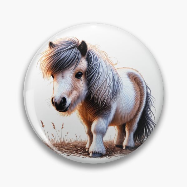 Item preview, Shetland Pony Colored Pencil Sketch Portrait designed and sold by MaedK.