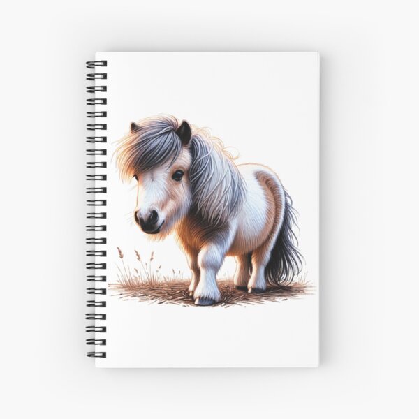 Aperçu de l'œuvre Portrait de poney Shetland au crayon de couleur créée et vendue par MaedK.