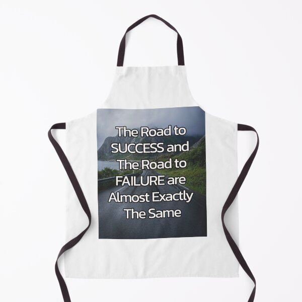 Item preview, The Road to Success and Failure – Motivational Life Quote designed and sold by ArtsyExplorer.