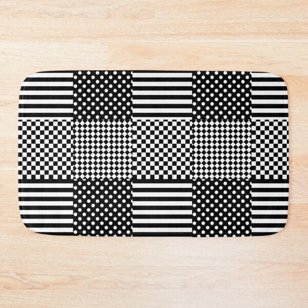 Item preview, Minimalist Polka Dots Harlequin Check Stripes Pattern  designed and sold by PatternTitan.