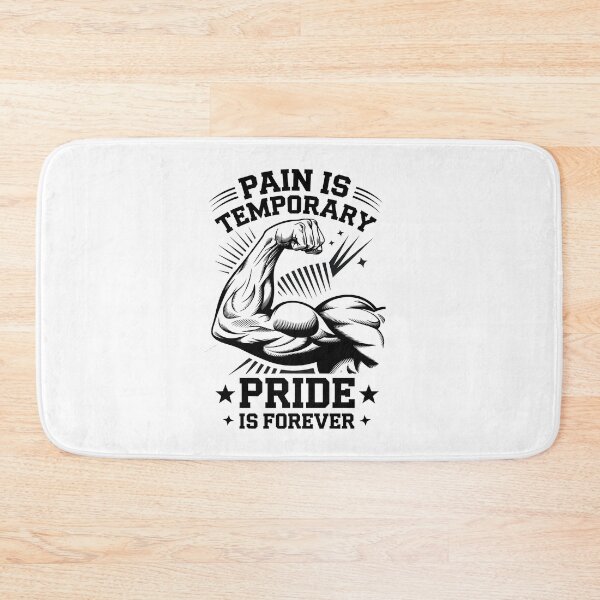 Item preview, Pain Is Temporary, Pride Is Forever Gym Motivation designed and sold by Taans-Creation.
