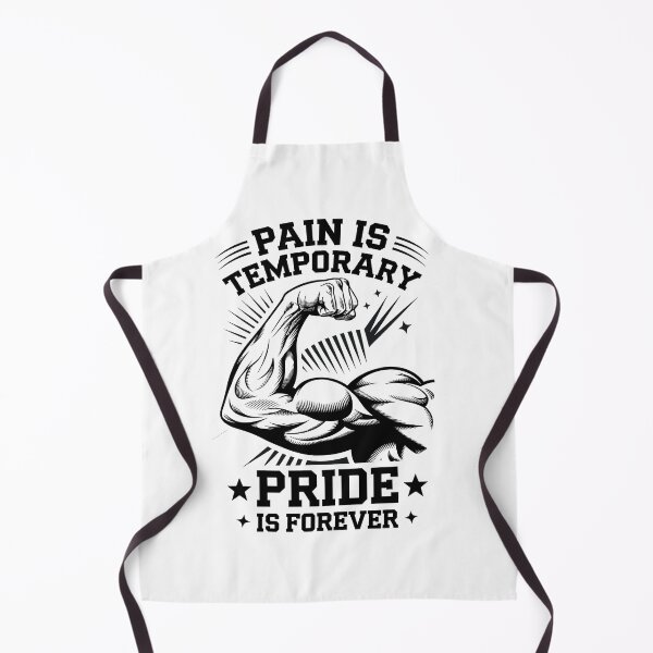 Item preview, Pain Is Temporary, Pride Is Forever Gym Motivation designed and sold by Taans-Creation.