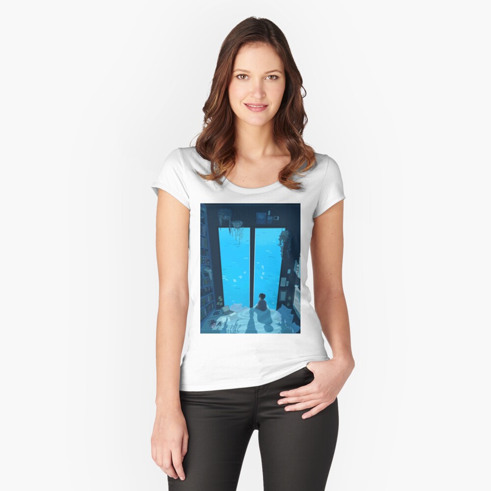 Item preview, Fitted Scoop T-Shirt designed and sold by mienar.