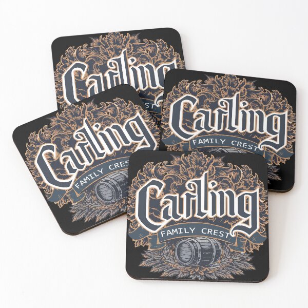 Item preview, Vintage Carling Beer Label – Retro Pub Aesthetic T-Shirt designed and sold by natzeroART.
