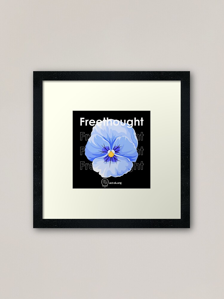 Thumbnail 2 of 7, Framed Art Print, Free-Thought designed and sold by ACTBOD.