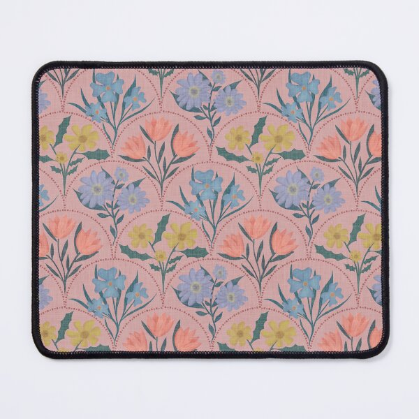 Item preview, Art Deco Floral Fanfare - Vintage Pattern - Pink designed and sold by Ordinary Elevated.