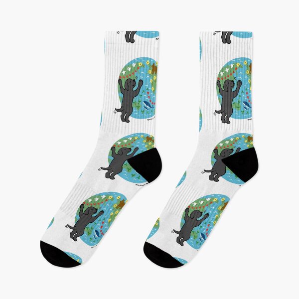 Item preview, Black Labrador Puppy Loves Planet Earth designed and sold by HappyLabradors.