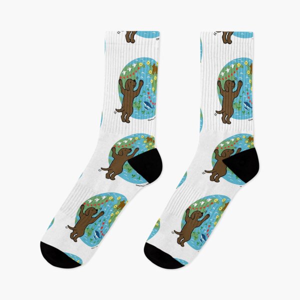 Item preview, Chocolate Labrador Puppy Loves Planet Earth designed and sold by HappyLabradors.