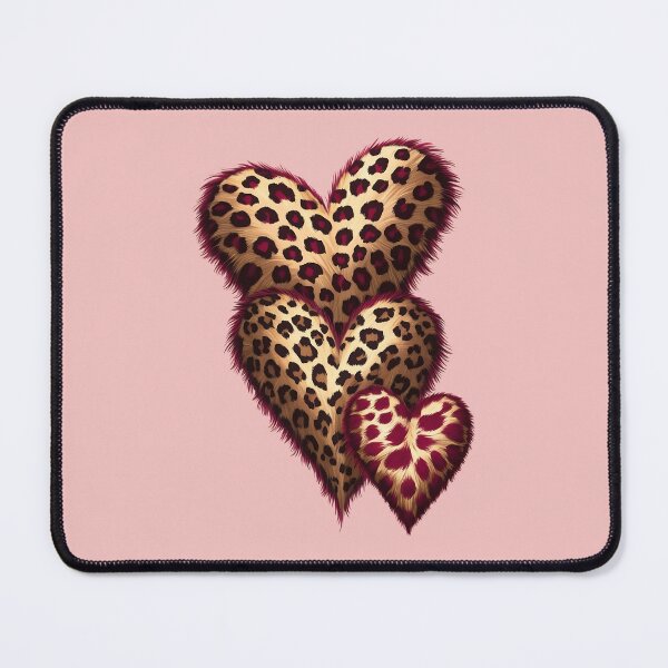 Item preview, Leopard Print Heart Cluster - Wild Love designed and sold by UniversalFlair.