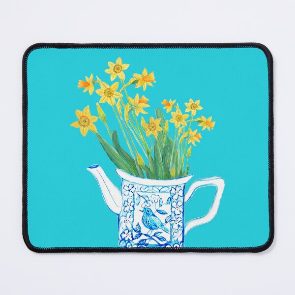 Item preview, Daffodils in a vintage teapot / Spring flower still life designed and sold by MagentaRose.