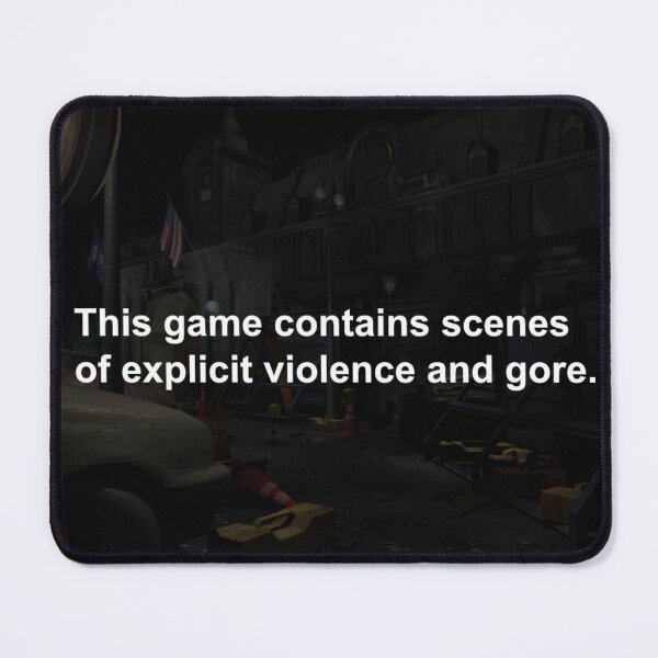 Item preview, Resident Evil 3 Warning screen designed and sold by andresdrawing.