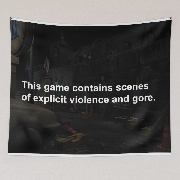 Item preview, Resident Evil 3 Warning screen designed and sold by andresdrawing.