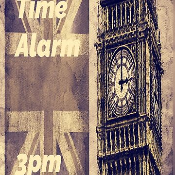 Artwork thumbnail, Tea Time Alarm poster by designbywhacky