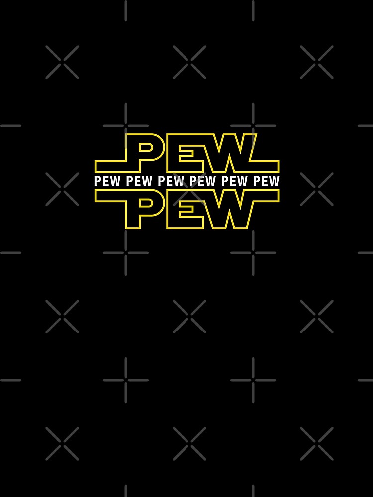 Imagen 5 de 5, Camiseta gráfica con la obra Pew Pew Pew, diseñada y vendida por Purakushi.