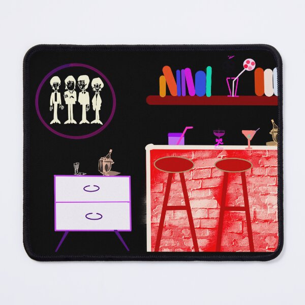 Item preview, 70s living room illustration designed and sold by manoloshoping.