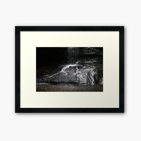 Pool of Siloam Waterfall Framed Art Print