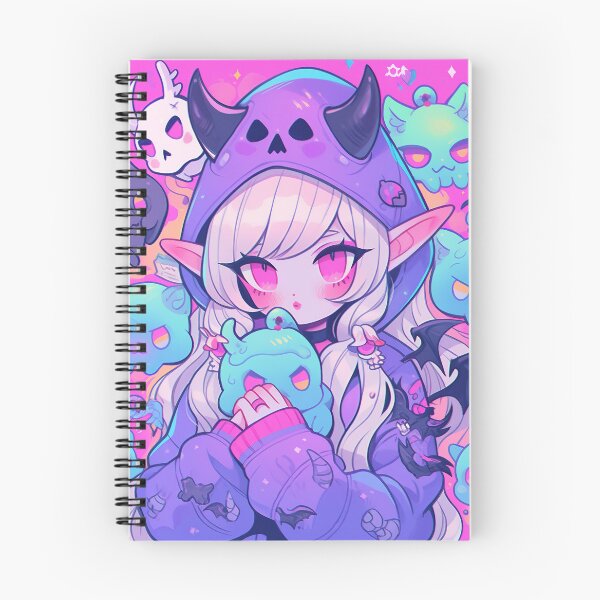 Item preview, Gothic Kawaii Demon Anime Girl designed and sold by bubblegoth.