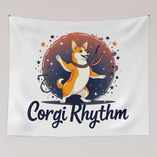 Item preview, Modern Dancer Corgi – Corgi Rhythm Performance designed and sold by zoughlal.