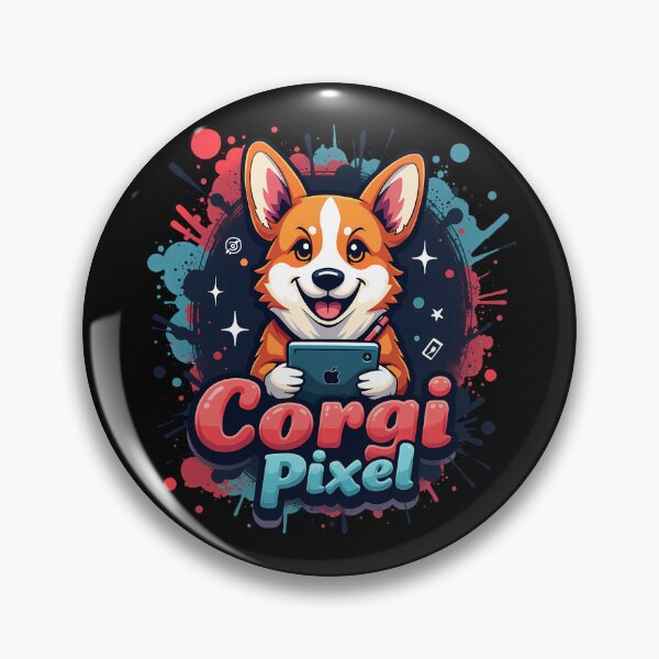 Item preview, Digital Artist Corgi – Corgi Pixel Tech designed and sold by zoughlal.