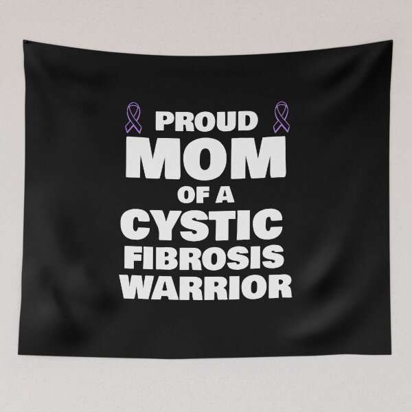 Item preview, Proud Mom of Cystic Fibrosis Warrior designed and sold by 87-Aesthetics.