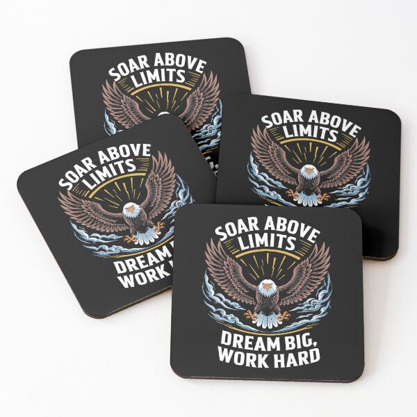 Item preview, Soar Above Limits Eagle Motivation designed and sold by Taans-Creation.