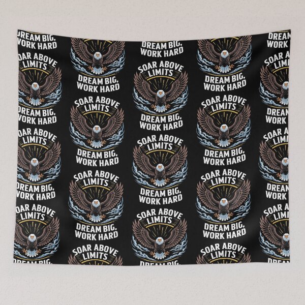 Item preview, Soar Above Limits Eagle Motivation designed and sold by Taans-Creation.