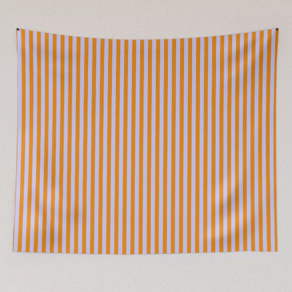 Item preview, Tangerine Orange & Periwinkle Blue stripes pattern spring design designed and sold by patterncrow.