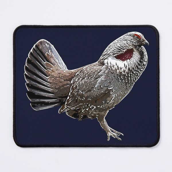 Item preview, Dusky Grouse White Alternate Design designed and sold by designsasstultd.