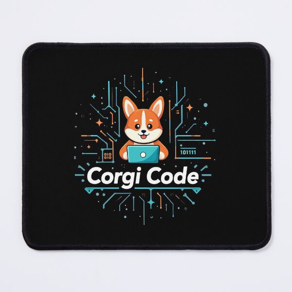Item preview, Tech-Savvy Coder Corgi – Corgi Code Digital Intelligence designed and sold by zoughlal.