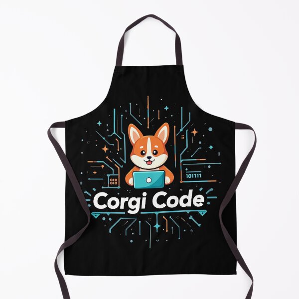 Item preview, Tech-Savvy Coder Corgi – Corgi Code Digital Intelligence designed and sold by zoughlal.