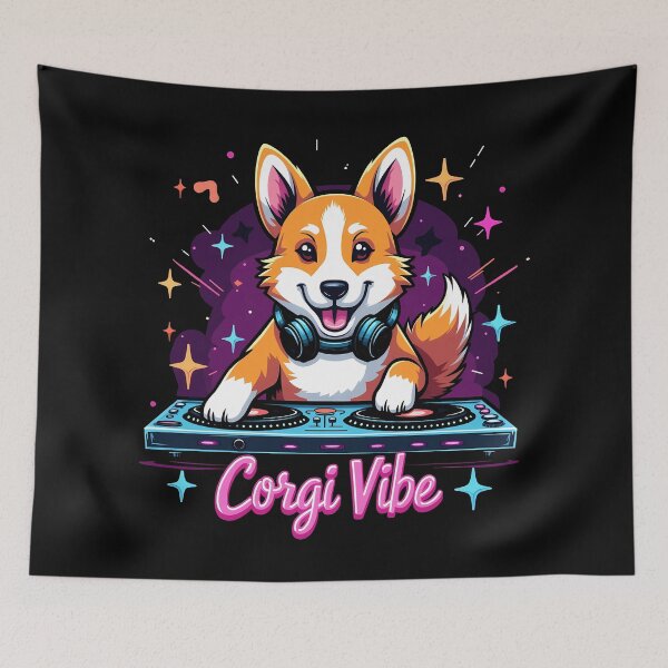 Item preview, Urban DJ Corgi – Corgi Vibe Music designed and sold by zoughlal.
